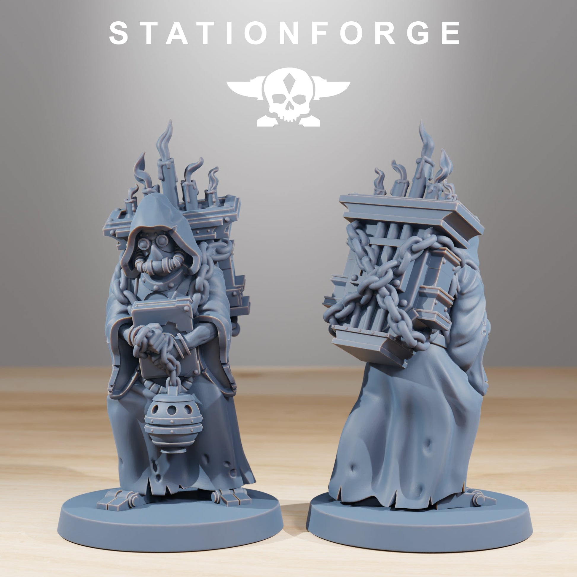 Stationforge Scavenger Cultists per table game warhammer 3d print table game wargame standard dimension set da 5 miniature | ModelsAndMiniature