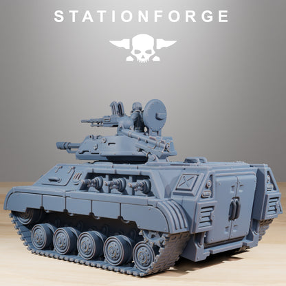 GrimGuard Support Tank 3d print table game wargame dimensione standard