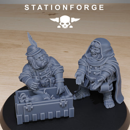 GrimGuard Skulldart Trappers 3d print table game wargame dimensione standard set da 12 miniature