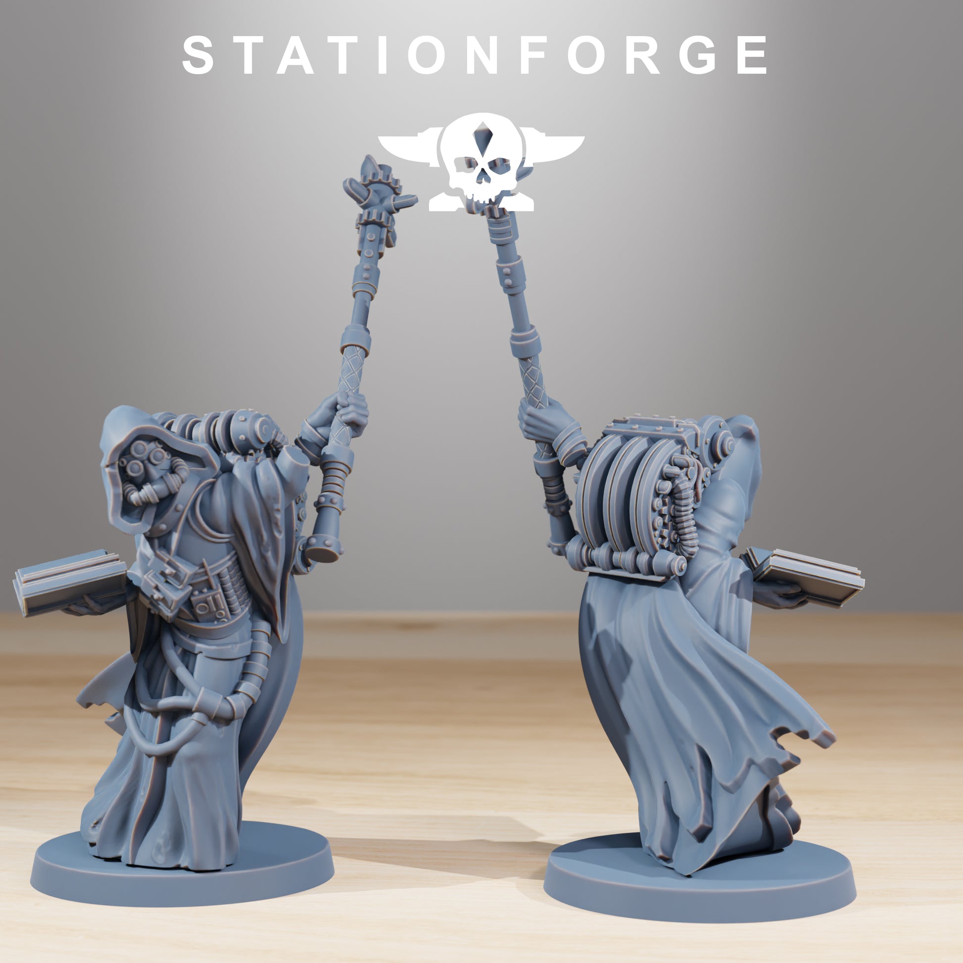 Stationforge Scavenger Cultists per table game warhammer 3d print table game wargame standard dimension set da 5 miniature | ModelsAndMiniature