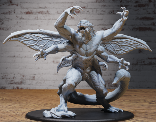 Beelzebub Coloss warhammer dungeon and dragon 3d print table game wargame standard dimension | ModelsAndMiniature