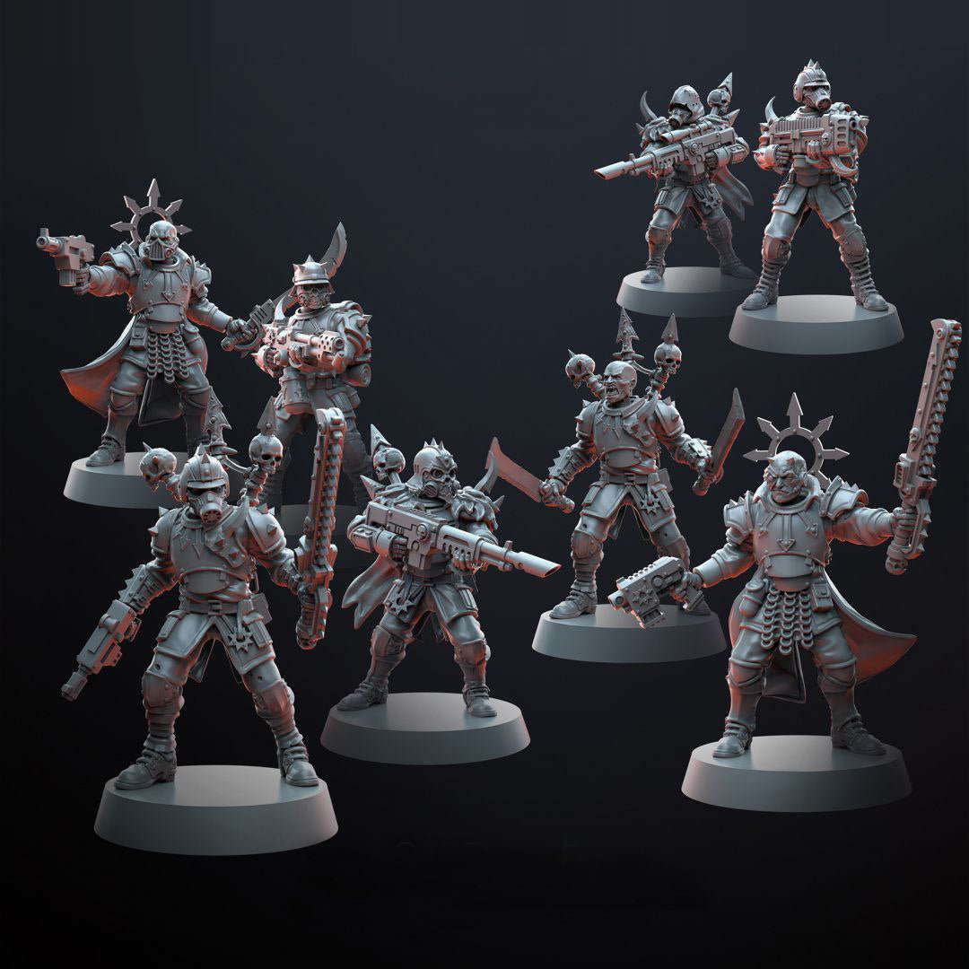 Blood Legion warhammer 3d print table game wargame standard dimension 8 miniature | ModelsAndMiniature