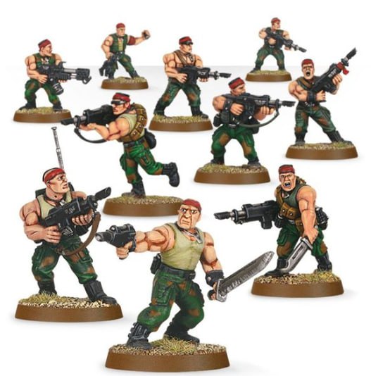 Catachan Jungle Fighters warhammer 40k proxies stl