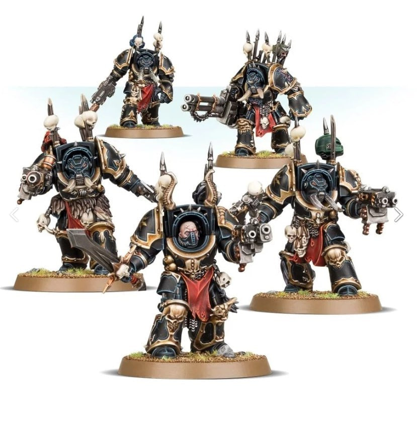 Chaos Terminator Squad warhammer 40k stl