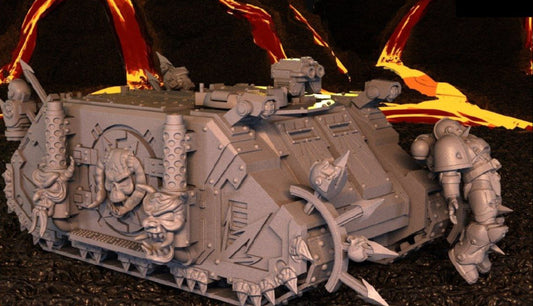 Chaos rangers APC table game warhammer 3d print table game wargame standard dimension 1 APC Tank | ModelsAndMiniature