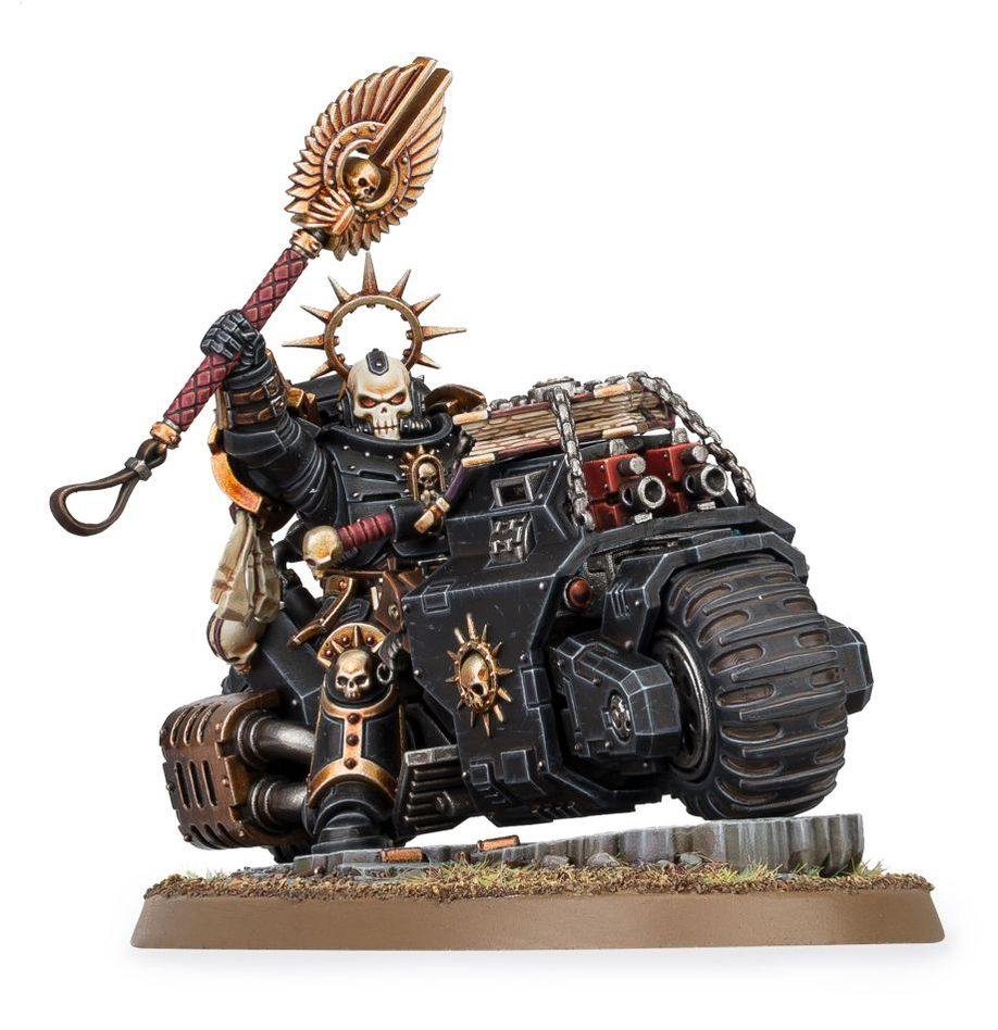 Chaplain on Bike warhammer 40k STL