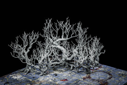 Dark Oak Forest warhammer 3d print table game wargame standard dimension 1 diorama set | ModelsAndMiniature