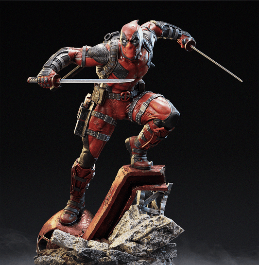 Deadpool in kit di montaggio da colorare action figure da collezione scala 1:6 | ModelsAndMiniature