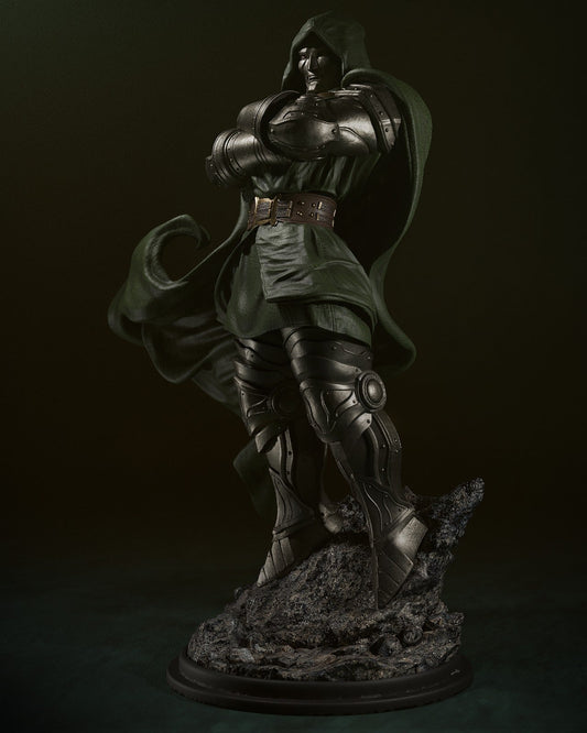 Dr Doom Marvel in kit di montaggio da colorare action figure da collezione scala 1:6 | ModelsAndMiniature