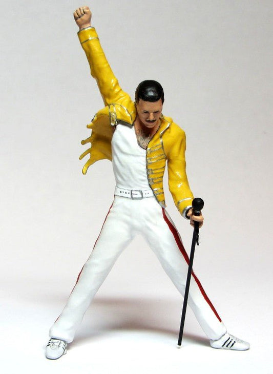 Freddy Mercury in kit di montaggio da colorare action figure da collezione scala 1:12 (17cm) | ModelsAndMiniature