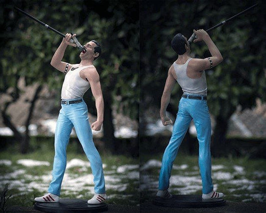 Freddy Mercury 2.0 in kit di montaggio da colorare action figure da collezione scala 1:12 (17cm) | ModelsAndMiniature