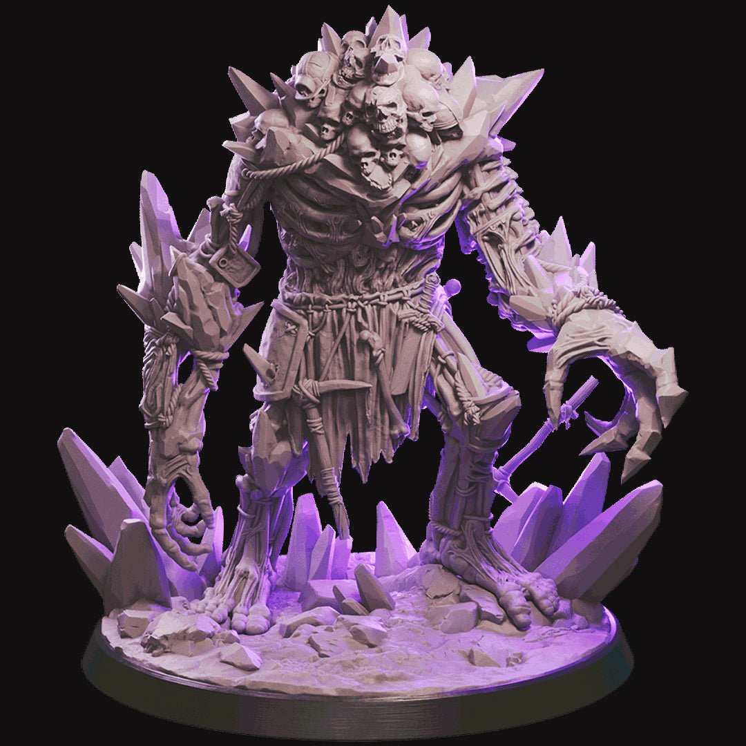 Giant Crystallized Remains dungeon and dragon 3d print table game wargame standard dimension | ModelsAndMiniature