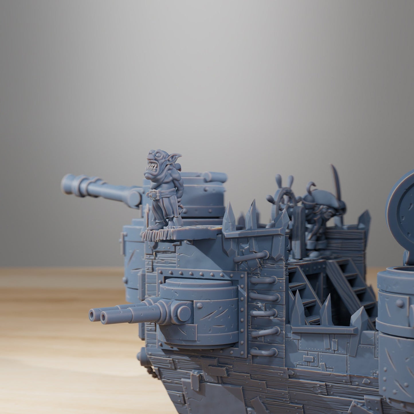 Gobs Pearl Battle Ship warhammer 3d print table game wargame standard dimension 1 Battle Ship | ModelsAndMiniature