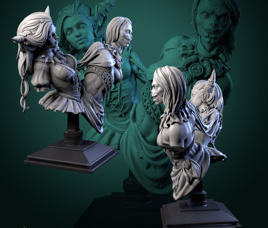 Gorebound Twins Bust