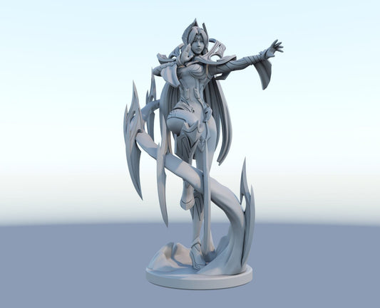 Irelia League of Legends in kit di montaggio da colorare action figure da collezione scala 1:12 | ModelsAndMiniature