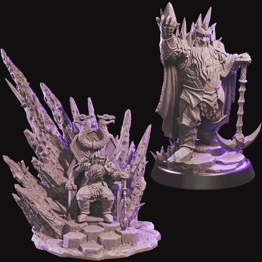 Old Monarch warhammer dungeon and dragon 3d print table game wargame standard dimension | ModelsAndMiniature