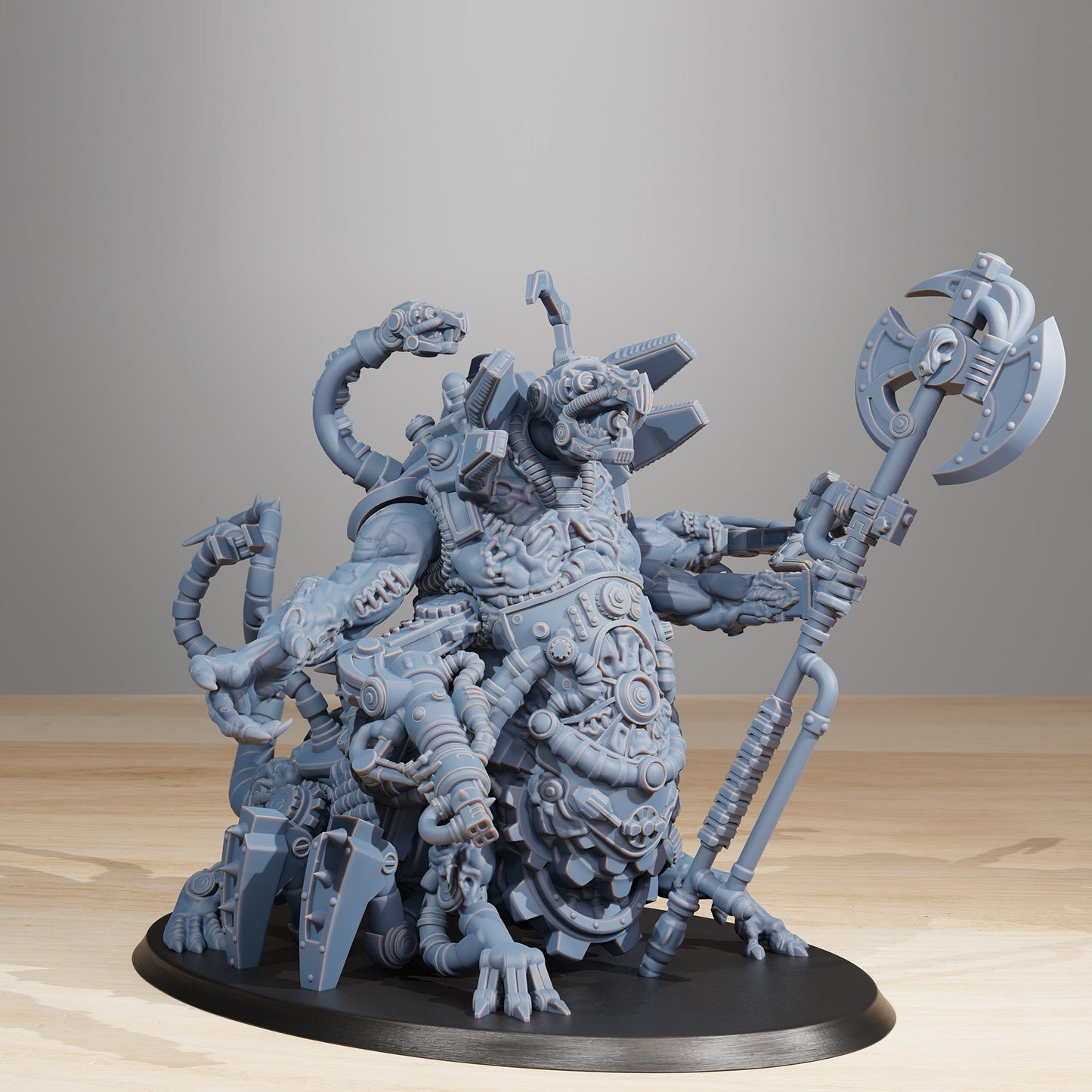 Raticus Chonk Meister warhammer dungeons and dragons 3d print table game wargame standard dimension | ModelsAndMiniature