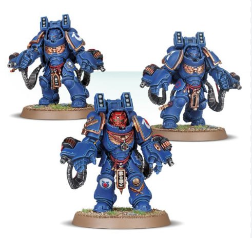 Space marine aggressor squad  warhammer 40k stl file