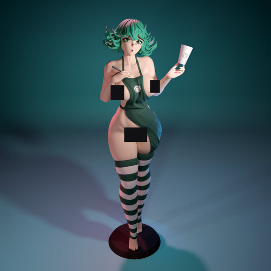 Tatsumaki NSFW version in kit di montaggio da colorare action figure da collezione scala 1:6 | ModelsAndMiniature