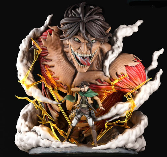 The attack of titan in kit di montaggio da colorare action figure da collezione scala 1:12 | ModelsAndMiniature