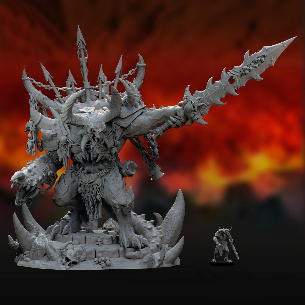 War Daemons Epic Avatar warhammer 3d print table game wargame standard dimension | ModelsAndMiniature