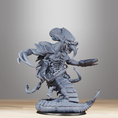 Xenarid Brainiac warhammer dungeons and dragons 3d print table game wargame standard dimension | ModelsAndMiniature