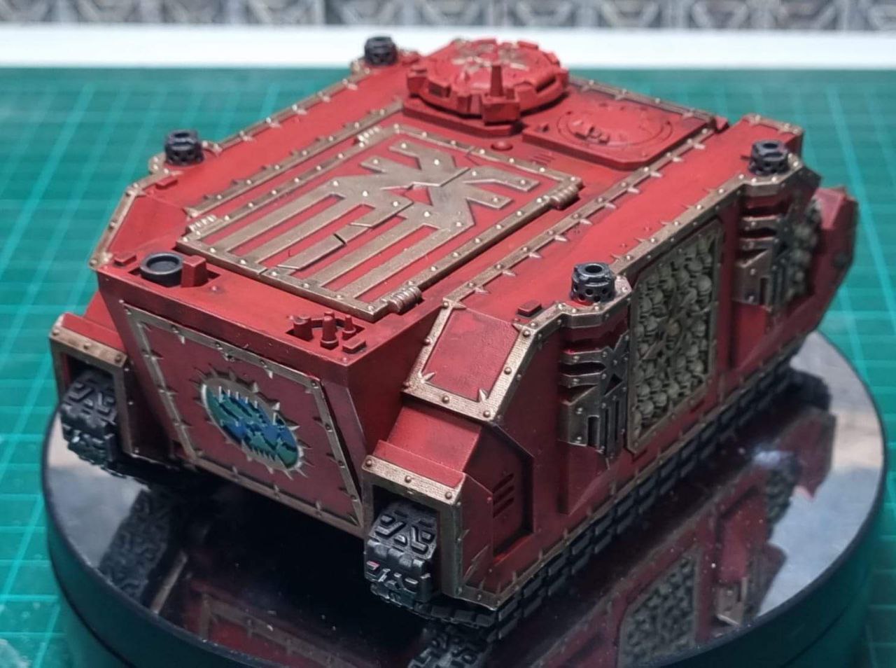 Khorne Rhino for 3d print table game warhammer 3d print table game wargame standard dimension 1 tank (Copia) | ModelsAndMiniature