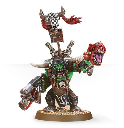 big ork boss with claw warhammer 40k stl file