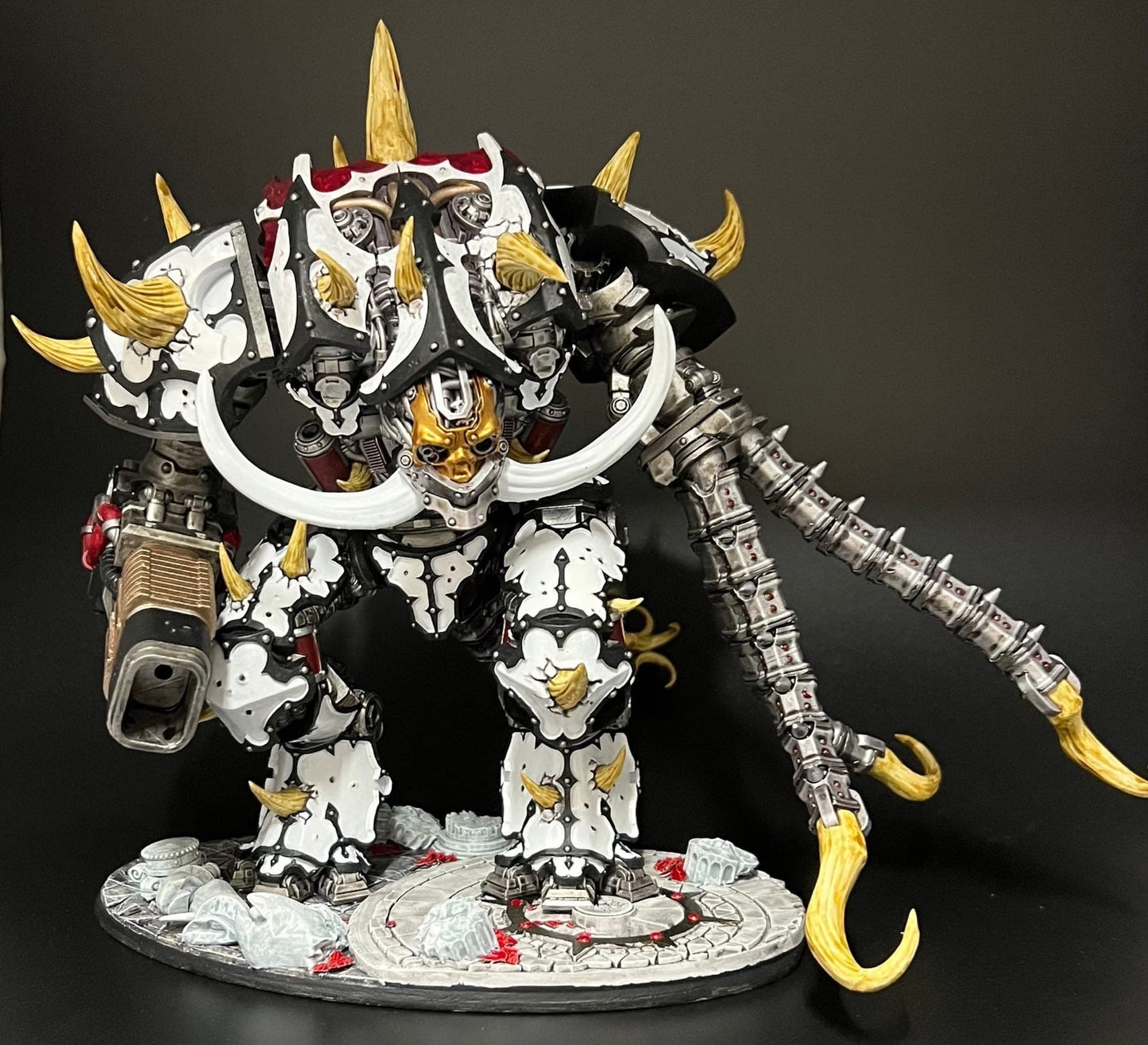 Chaos knights Carnage Overlord warhammer 3d print table game wargame standard dimension 12 cm | ModelsAndMiniature