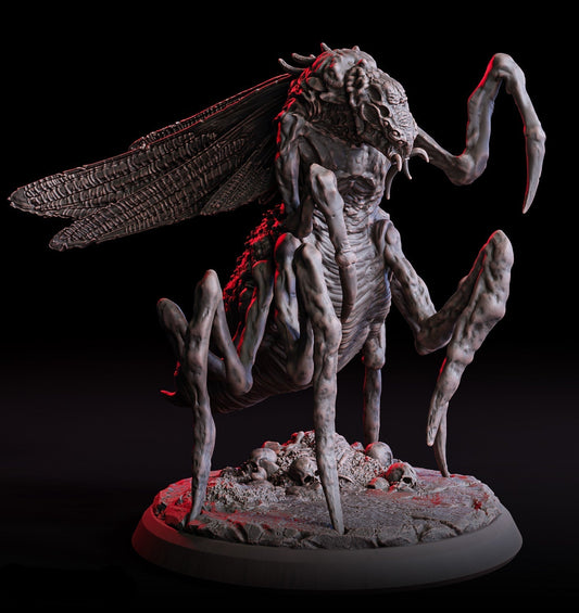 winged maledict in kit di montaggio da colorare action figure da collezione 1 miniatura 10cm | ModelsAndMiniature